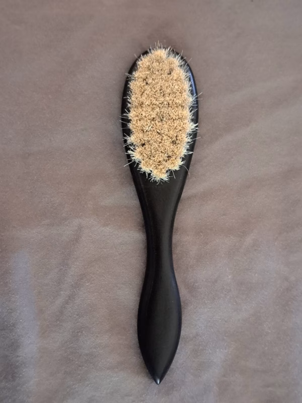 horse tail bristle wood beard brush